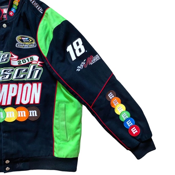 NASCAR 2015 Kyle Busch Champion M&M Racing jacket Large - Picture 4 of 12